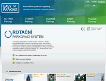 Tablet Screenshot of easyparking.cz